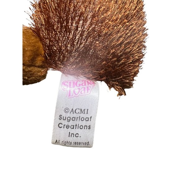 Sugarloaf Creations Plush 7” Hedgehog Brown Stuffed‎ Animal Toy Brown - Picture 9 of 9